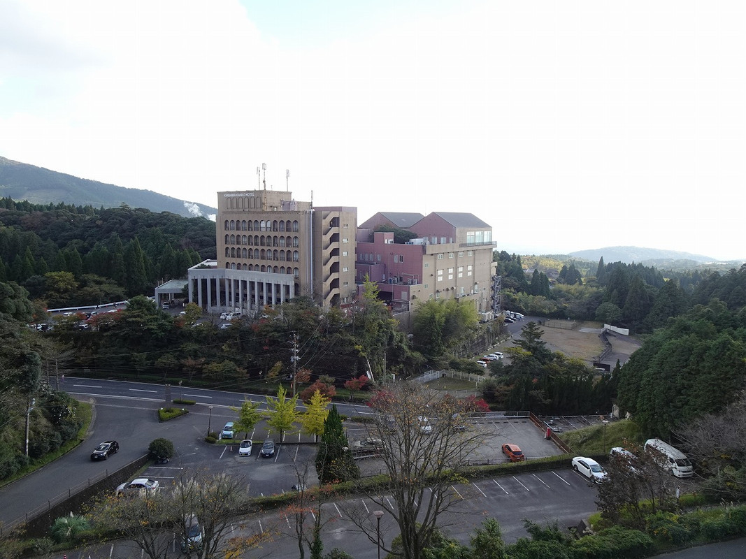 霧島温泉郷が一望できます