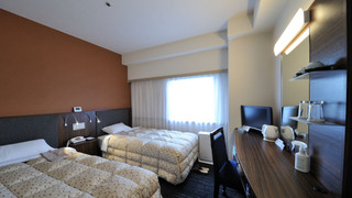 ツインルームシングルサイズベッド 2 台禁煙