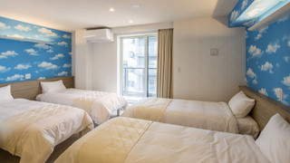 スーペリア 4 人部屋 1 ベッドルーム バルコニー