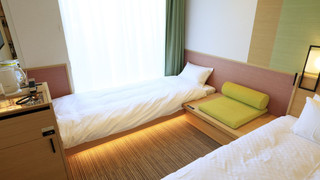 ツインルーム 禁煙 (大人3名利用) (18 ㎡)