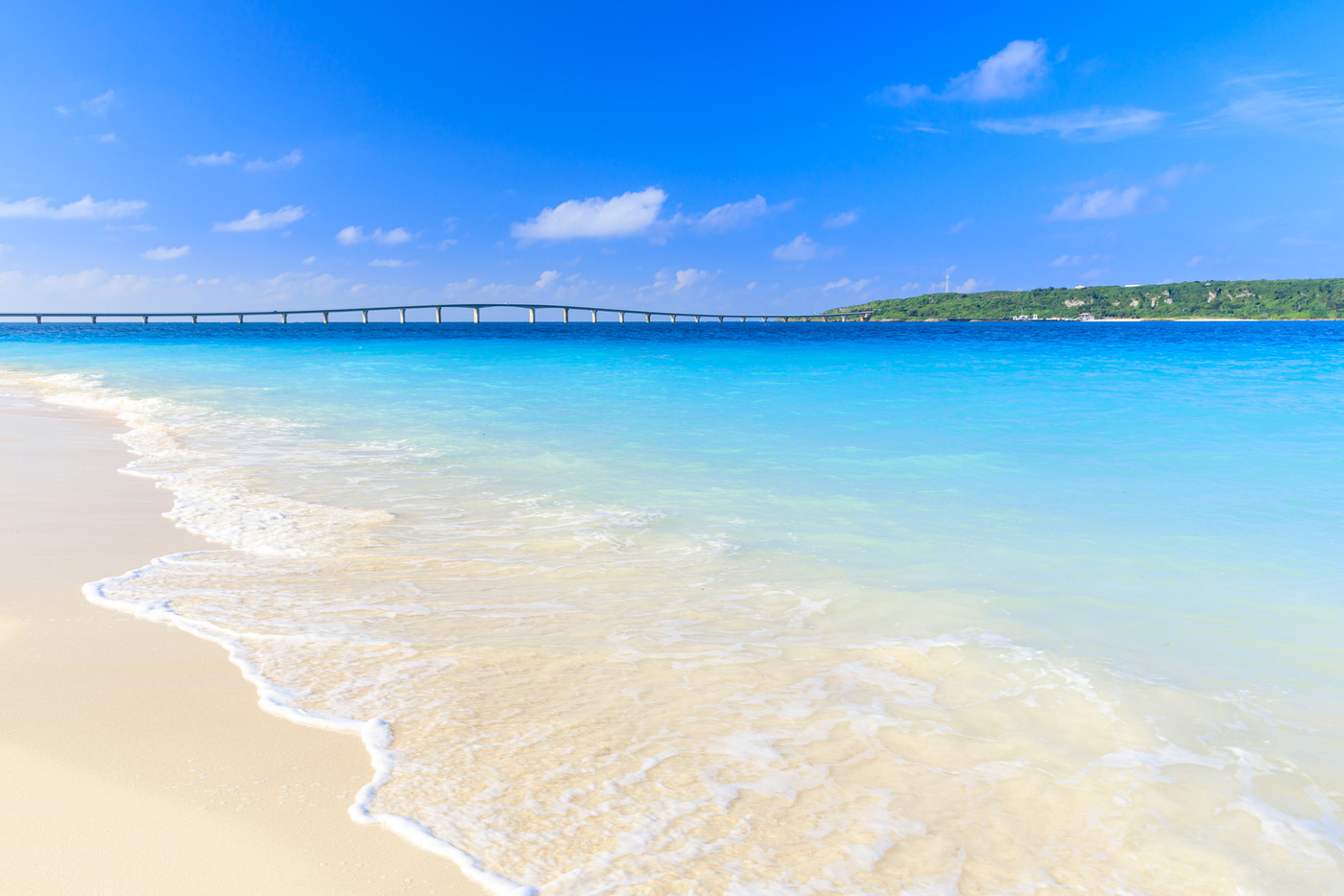 真夏の与那覇前浜絶景