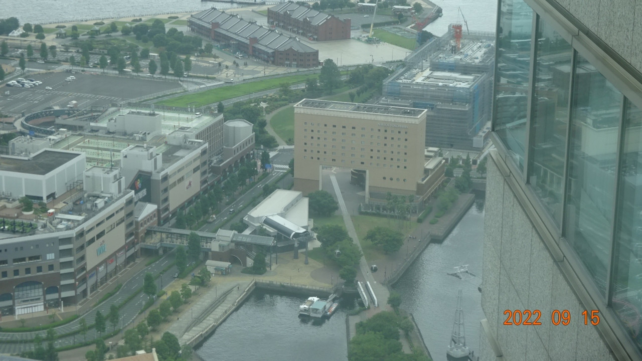 みなとみらい地区の景色が期待できそうです