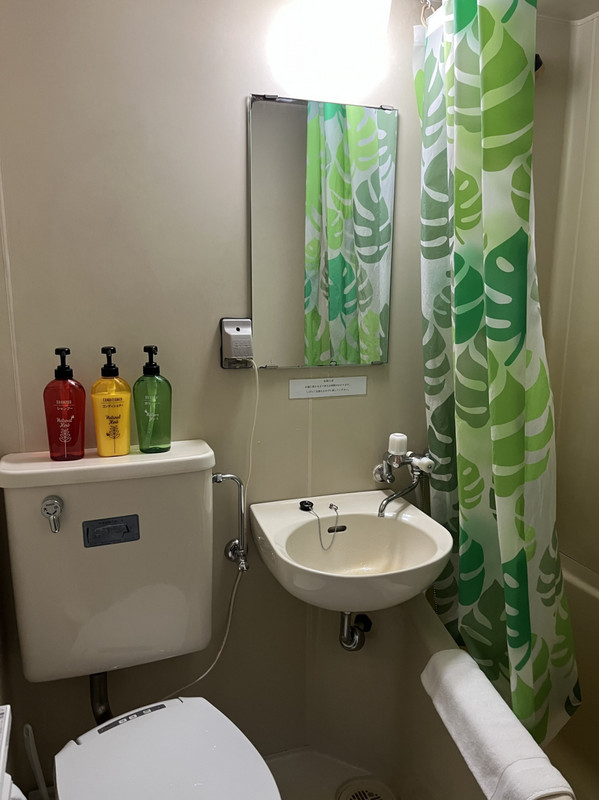 ユニットバス付きの個室