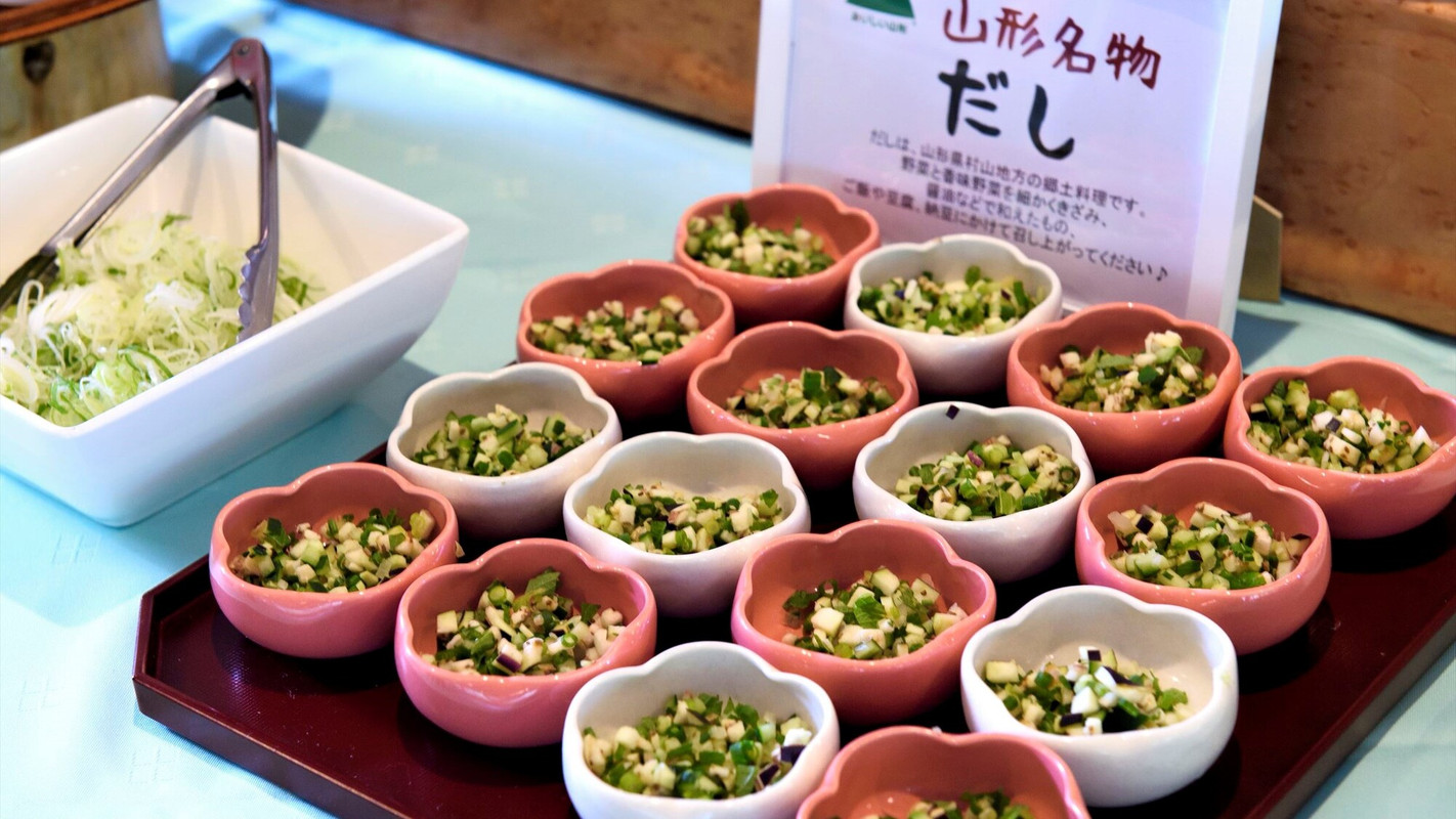 朝食バイキング 郷土料理のだし