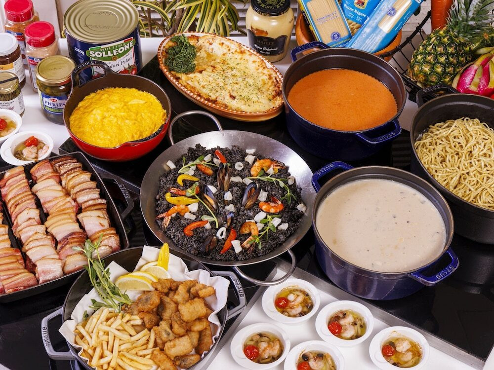 朝食ビュッフェ