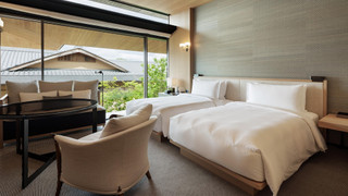 ルーム シングルベッド 2 台 ガーデンビュー