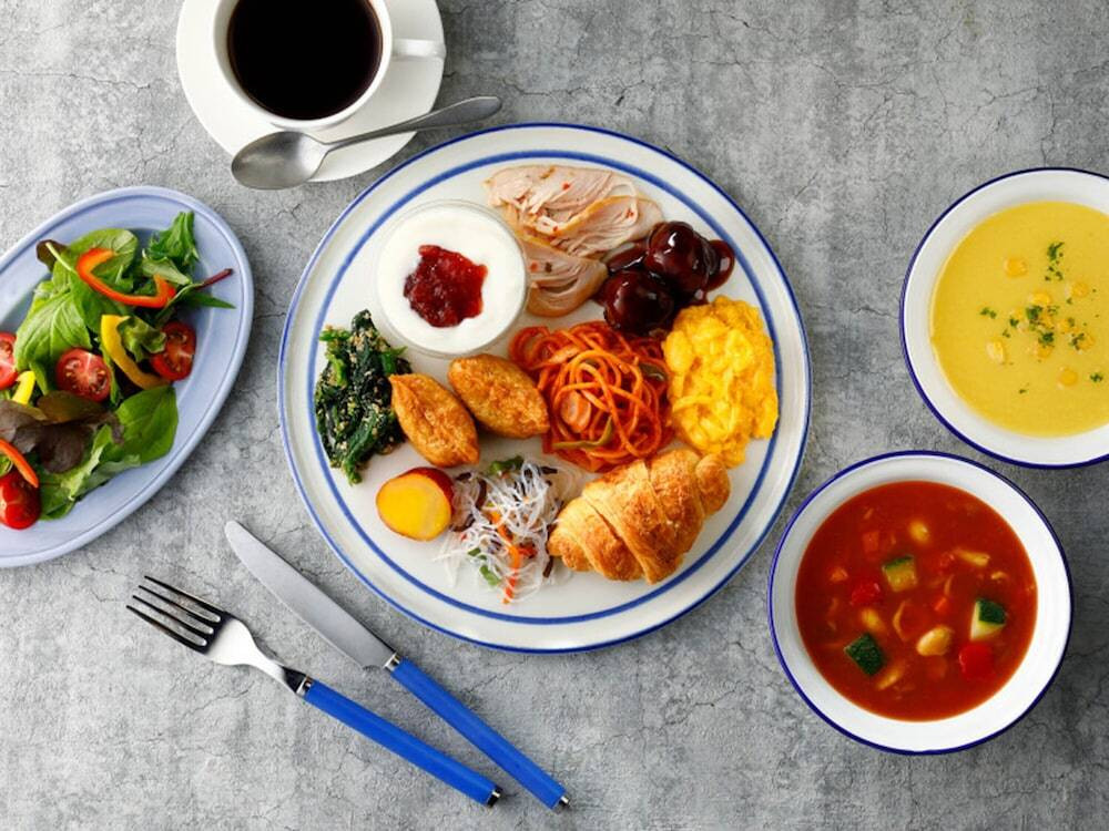 朝食ビュッフェ