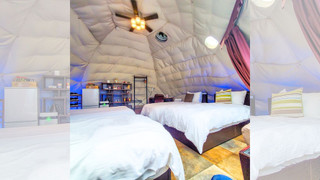 グランピング(露天風呂付き）