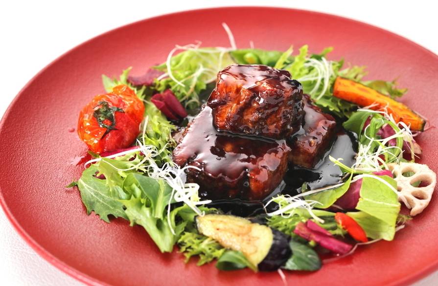 黒酢の角煮酢豚 / 3