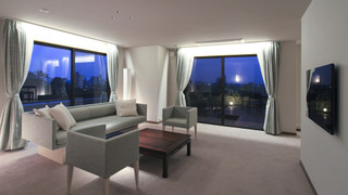 俳句ラウンジスイート (道後温泉引き湯の檜風呂付き) 禁煙 [60㎡]