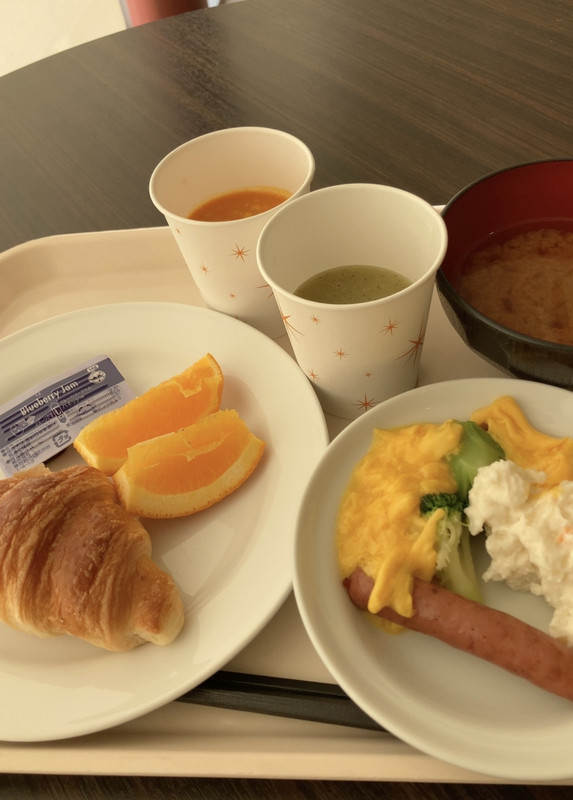 無いよりは助かる朝食付き