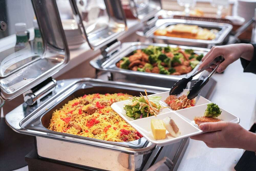 朝食ビュッフェ