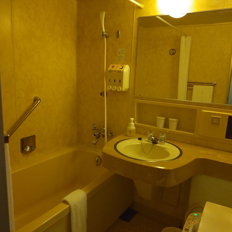 普通  ホテル名入りタオルは持ち帰り可