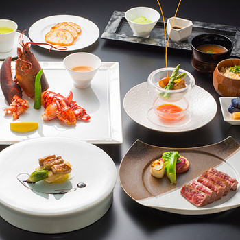 「日本食 雅庭」 料理 64718594 A5和牛とオマール海老姿焼コース