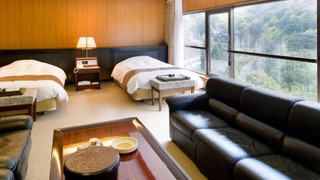 デラックス ツインルーム ベッド (複数台) マウンテンビュー