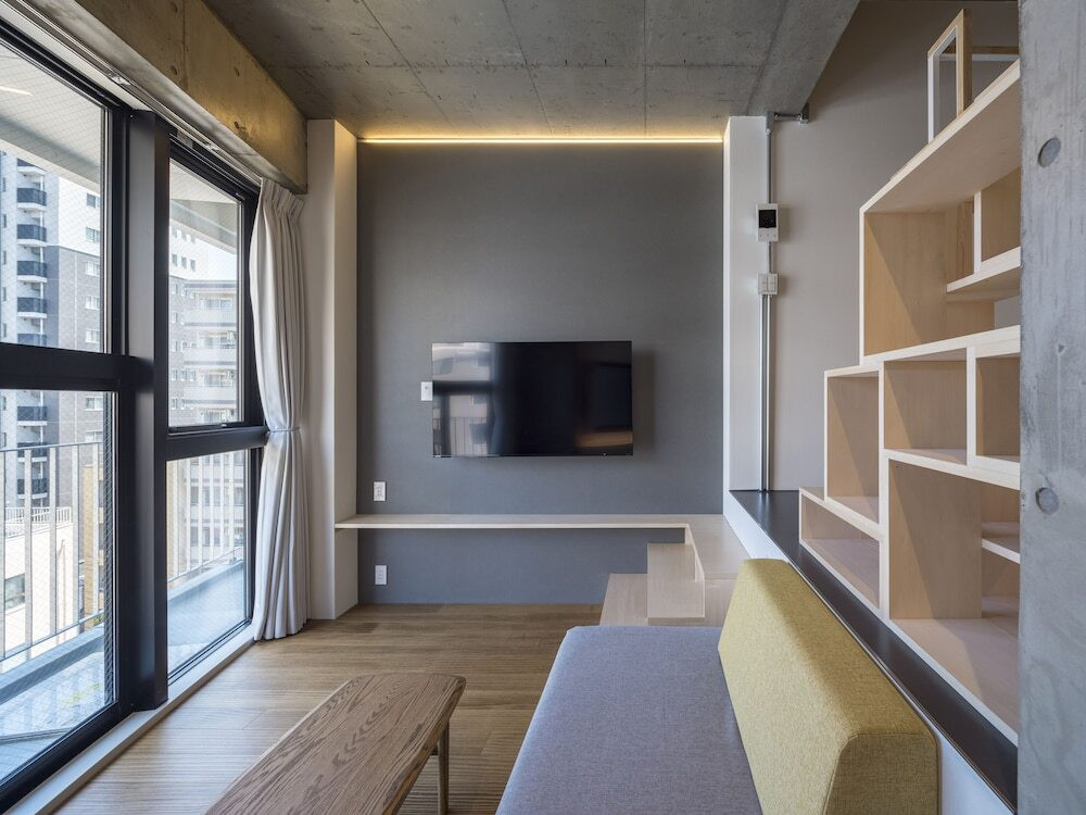 客室内のダイニングエリア