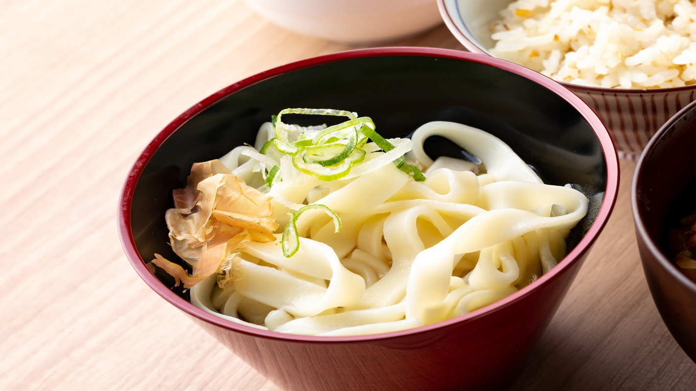 朝食ビュッフェ一例／きしめん