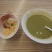 グリーンカレー、チーズ、ドライフルーツ