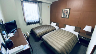 ツインルームシングルサイズベッド 2 台禁煙