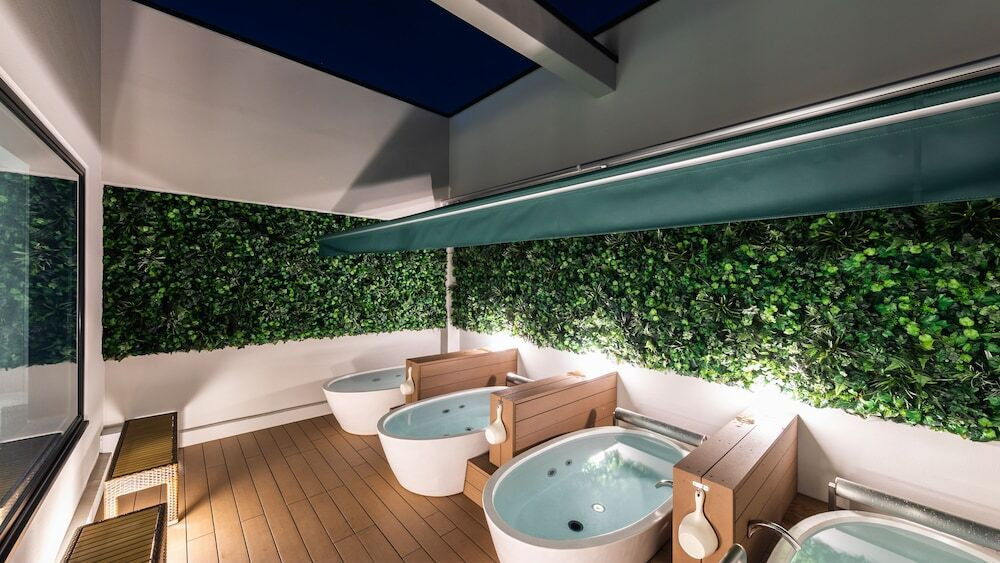 淀川の花火を見ながら整う♪おしゃれな屋上庭園4234835