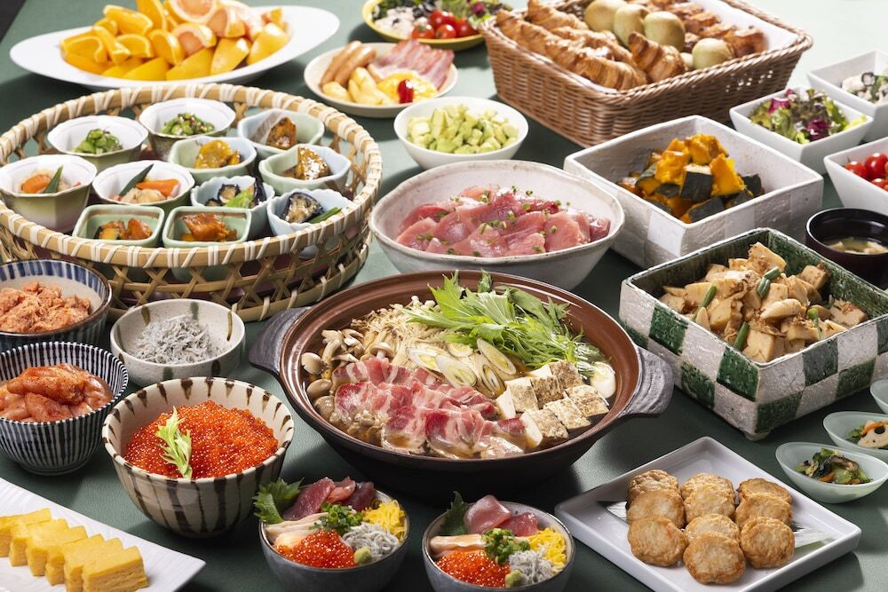 朝食ビュッフェ