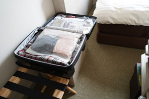 スーツケースを広げられる♪