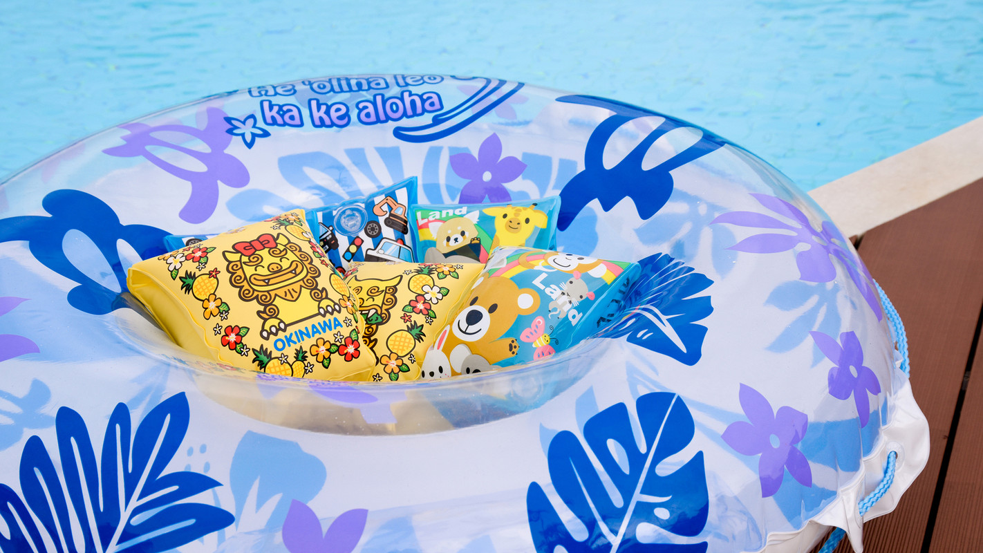 浮き輪などのレンタルサービス