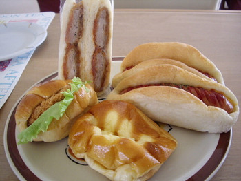 「ベーカリーふじや」料理 900378 2008/9月某土曜の朝食に