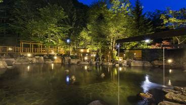 大露天風呂(夜) / 4