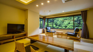 【せせらぎ亭】和室7畳＋ツイン＋広縁 温泉内風呂・トイレ付