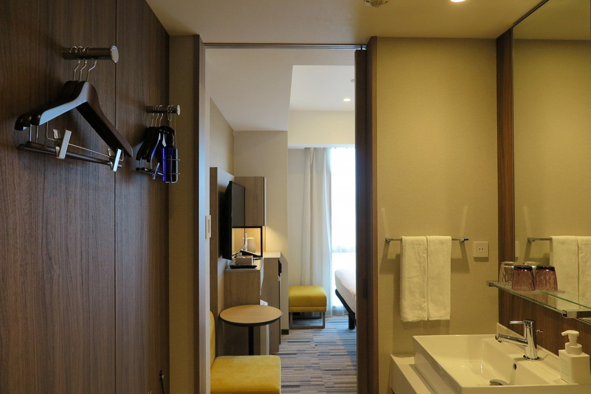 ツインルームBの客室に入りました