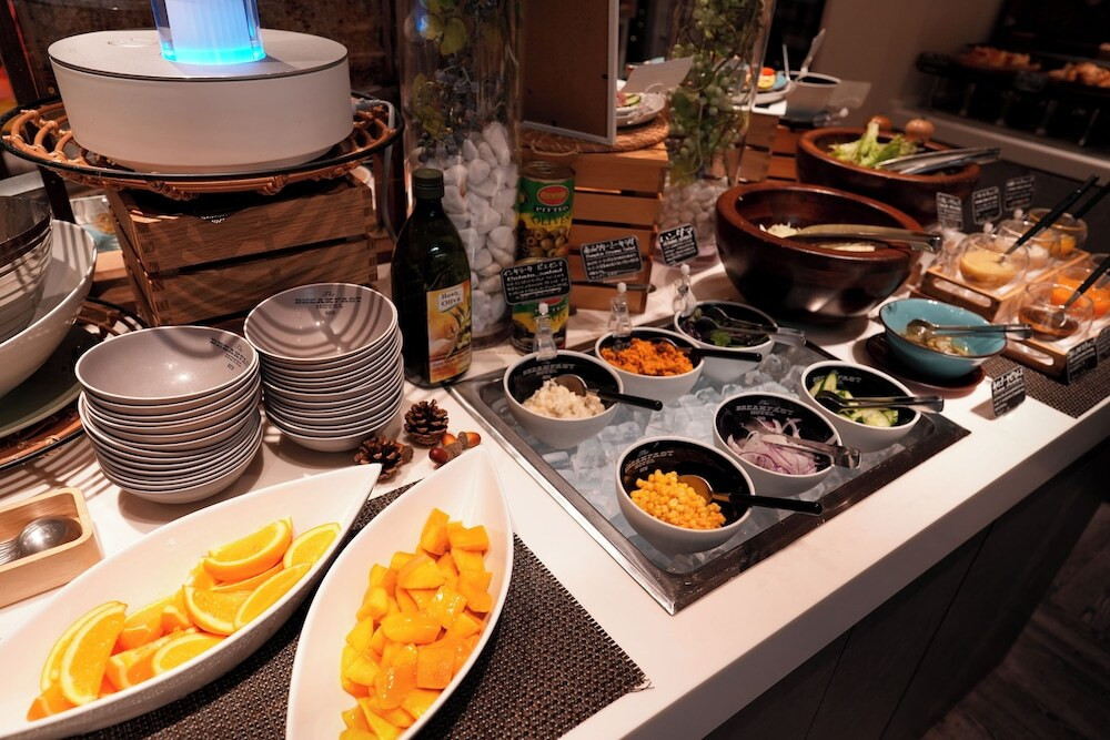 朝食ビュッフェ