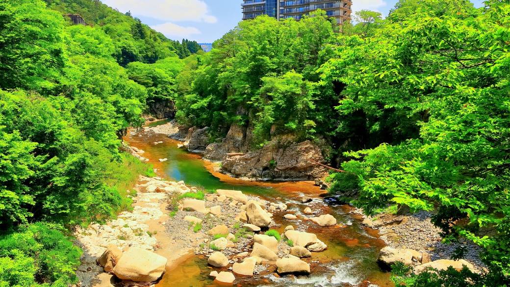 名取川にある磊々(らいらい)峡 / 5