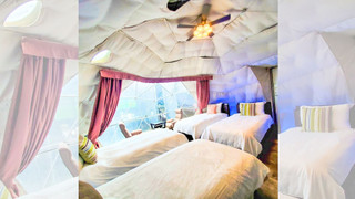 グランピング(露天風呂付き）