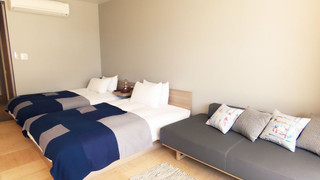 103 (禁煙)ガーデンツイン&ソファーベッド(シャワーのみ)