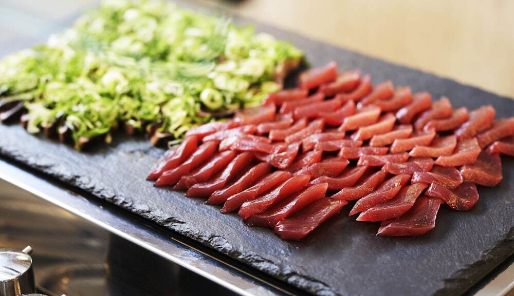 朝食ビュッフェ