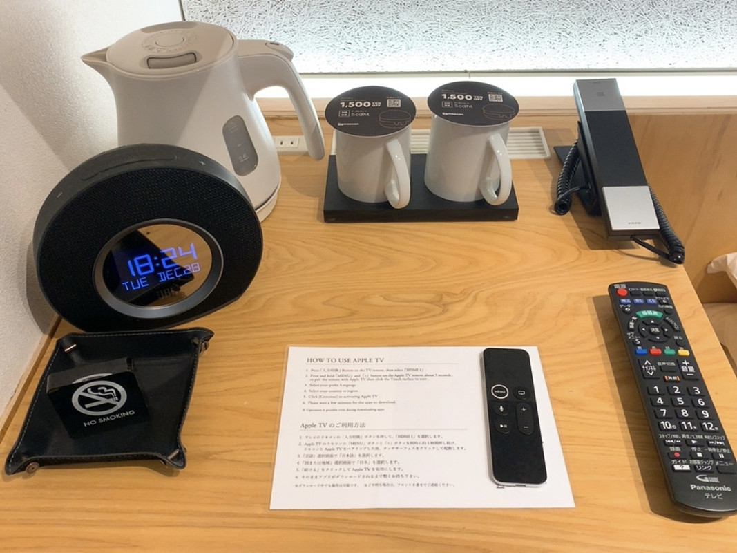 部屋にApple TVあります