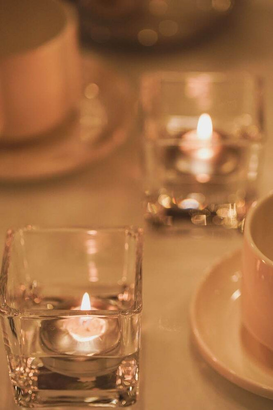 客室内のダイニングエリア