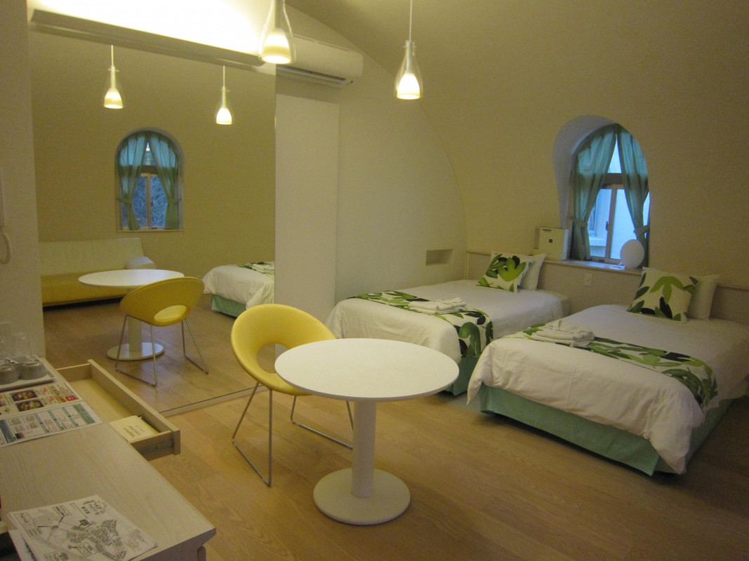 客室は広くて清潔だった