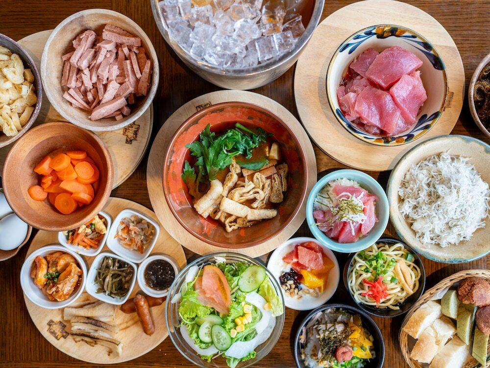 朝食ビュッフェ