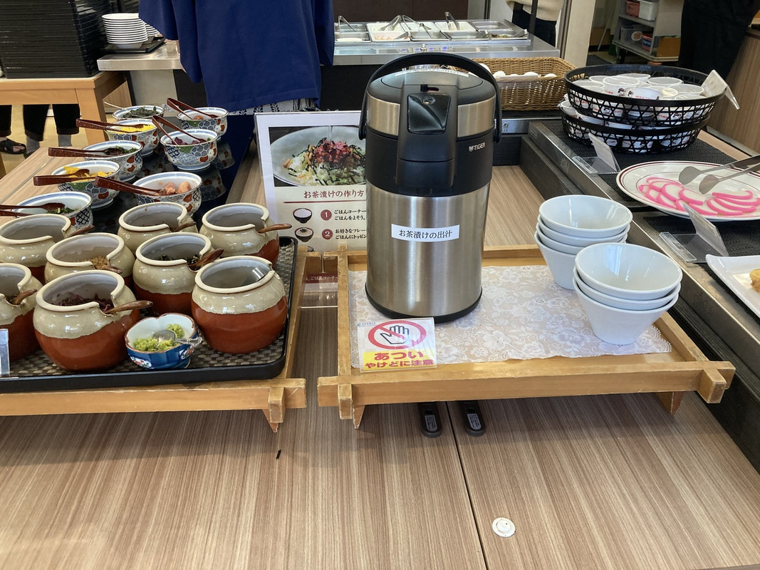 お茶漬けバイキングが嬉しい