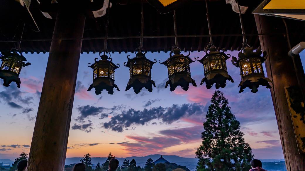 「二月堂」舞台からの美しい夕景 / 4
