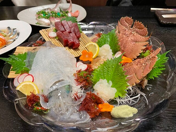 「ささいずみ」 料理 145224656 いか＆うちわえびの造り