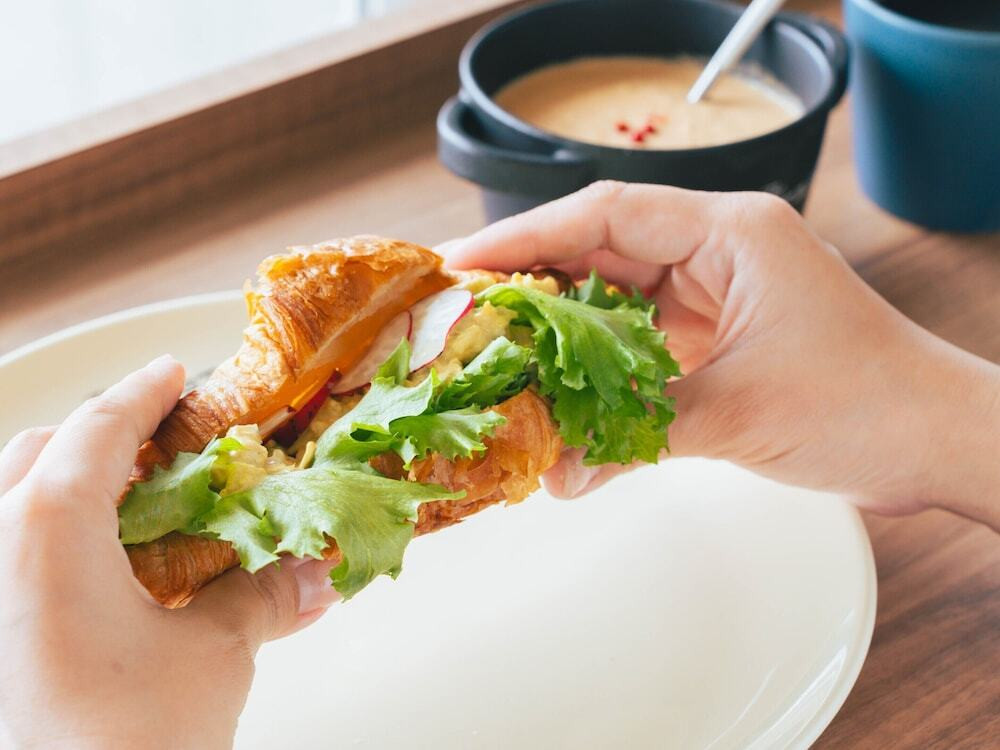 朝食ビュッフェ