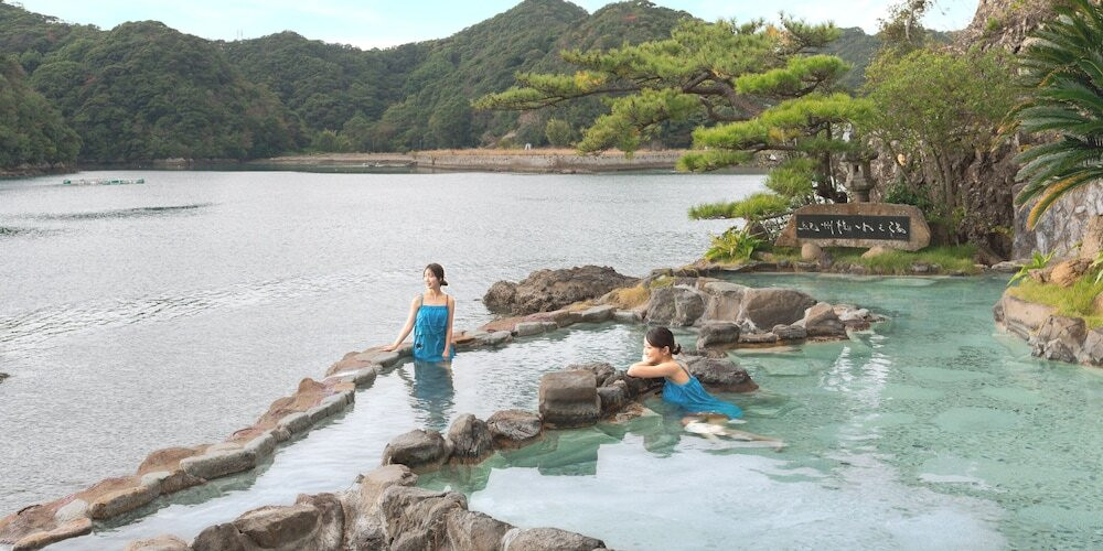 露天風呂「紀州潮聞之湯」④