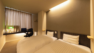 ツインルーム 禁煙 シャワーブースのみ