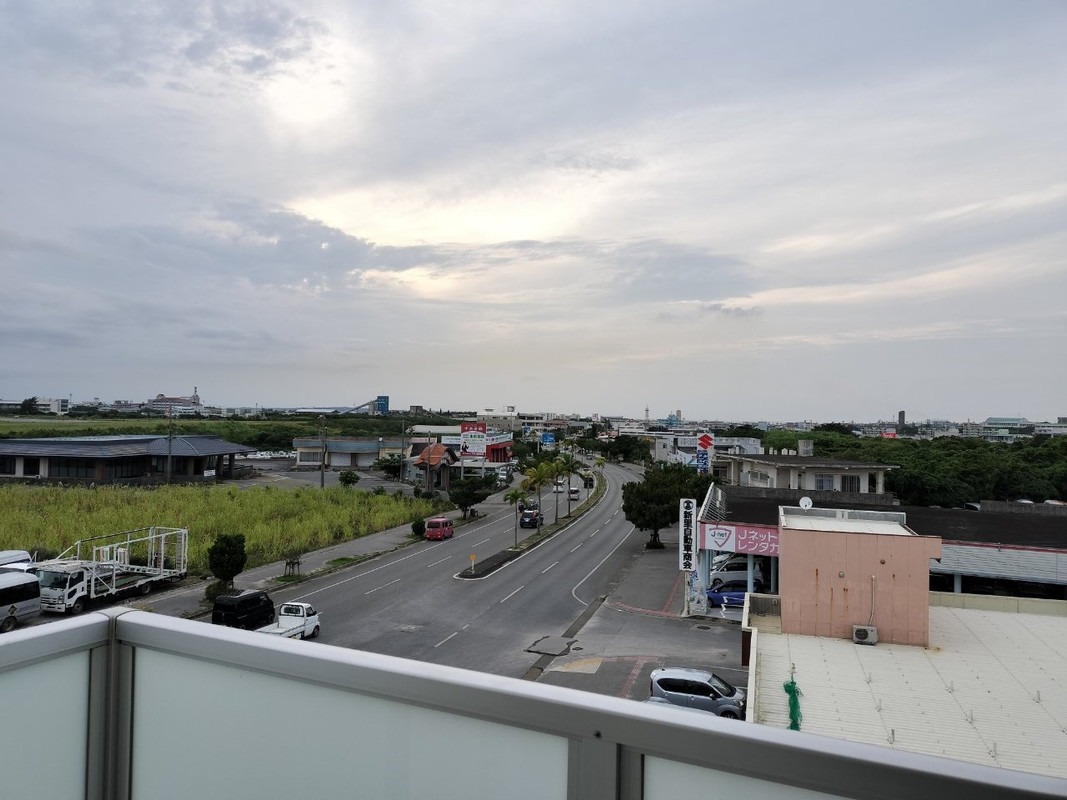 左側に宮古空港があります。