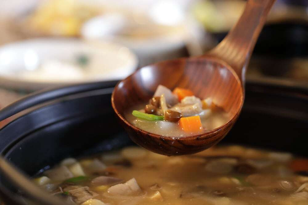 朝食 のっぺい汁