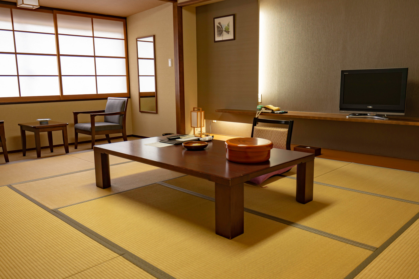 山口　萩　日本旅館　和室　畳　