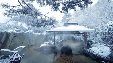 冬の露天風呂 / 6